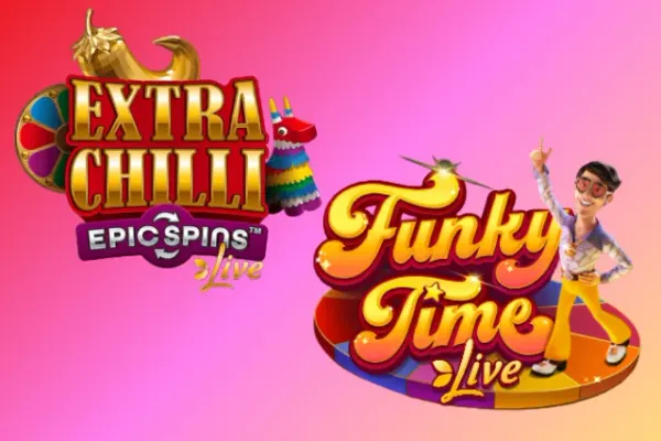 Evolution förnyar live casino med Funky Time och Extra Chilli