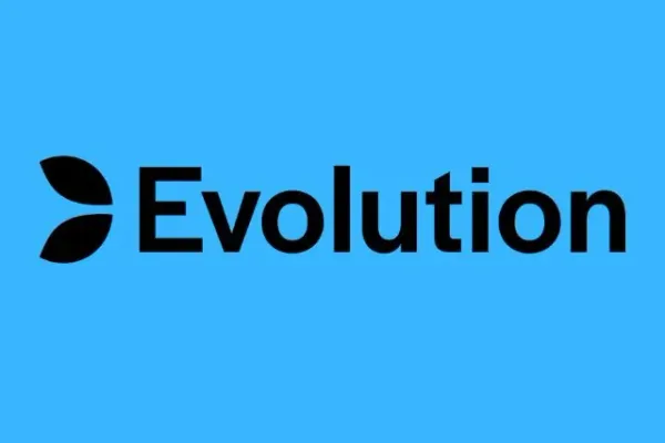 evolution blå logga