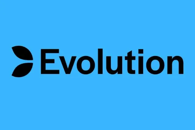 evolution blå logga