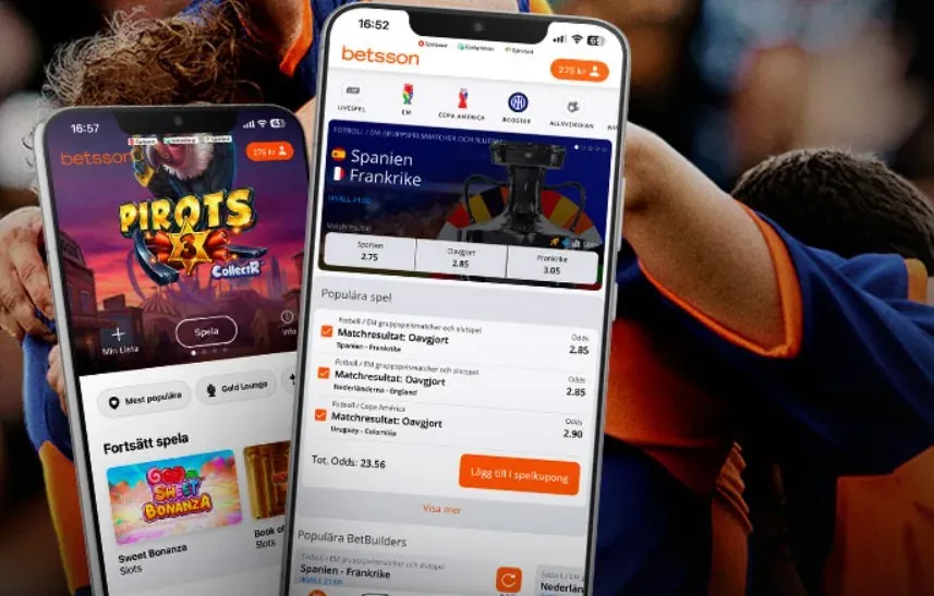 Nya Betsson-appen: Snabb tillgång till favoritspelen