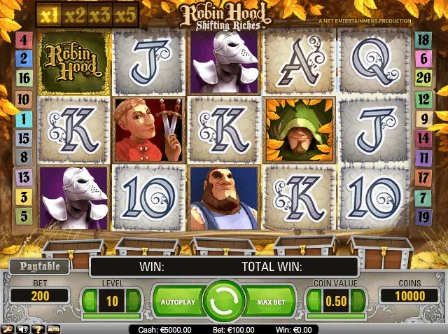 Robin Hood slot 2026 – bonusfunktioner och free spins-värde