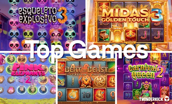 Thunderkicks mest populära slots 2025