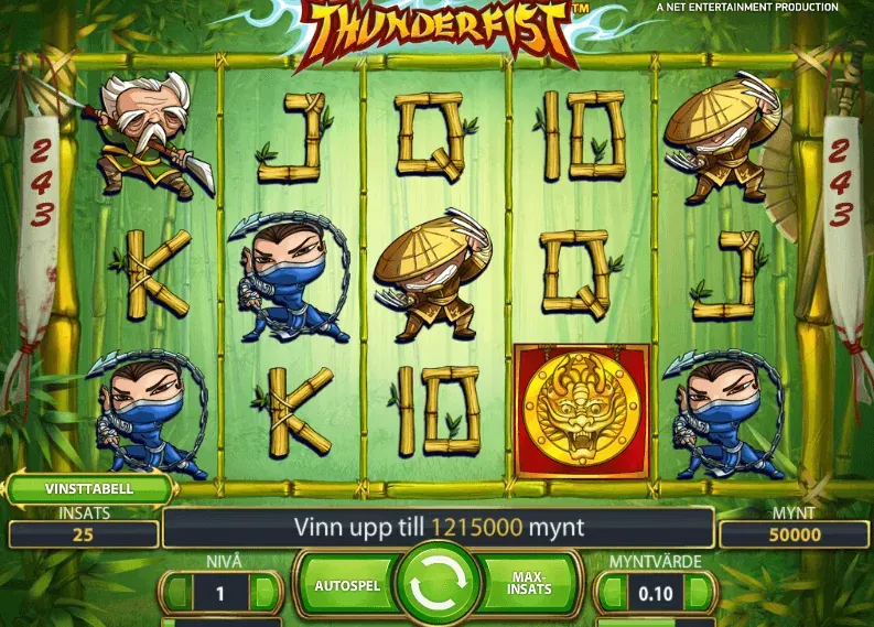 Thunderfist slot 2026 – funktioner, free spins och villkor