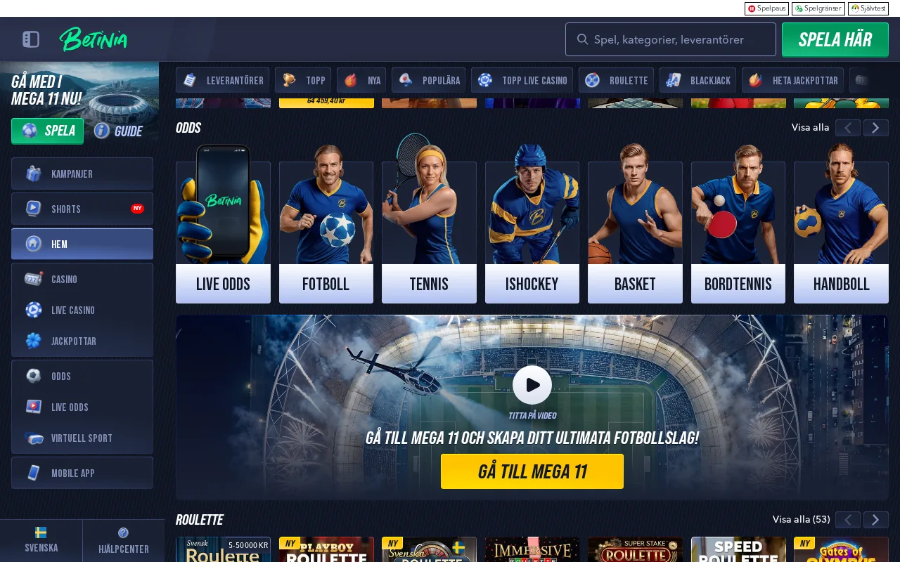 Betinia lobby hämtad 2026-05-06