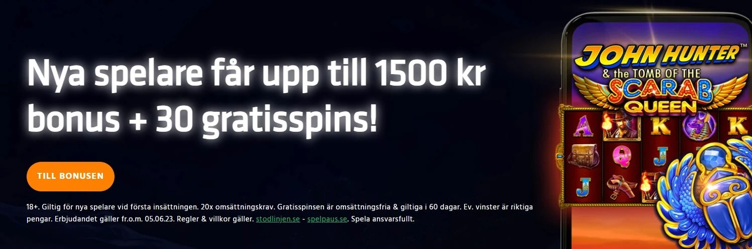 välkomstbonus nya expekt