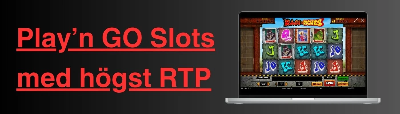 Play'n GO Slots med högst RTP