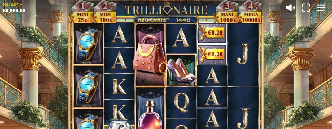 Slotspel från Red tiger: Trillionaire Megaways