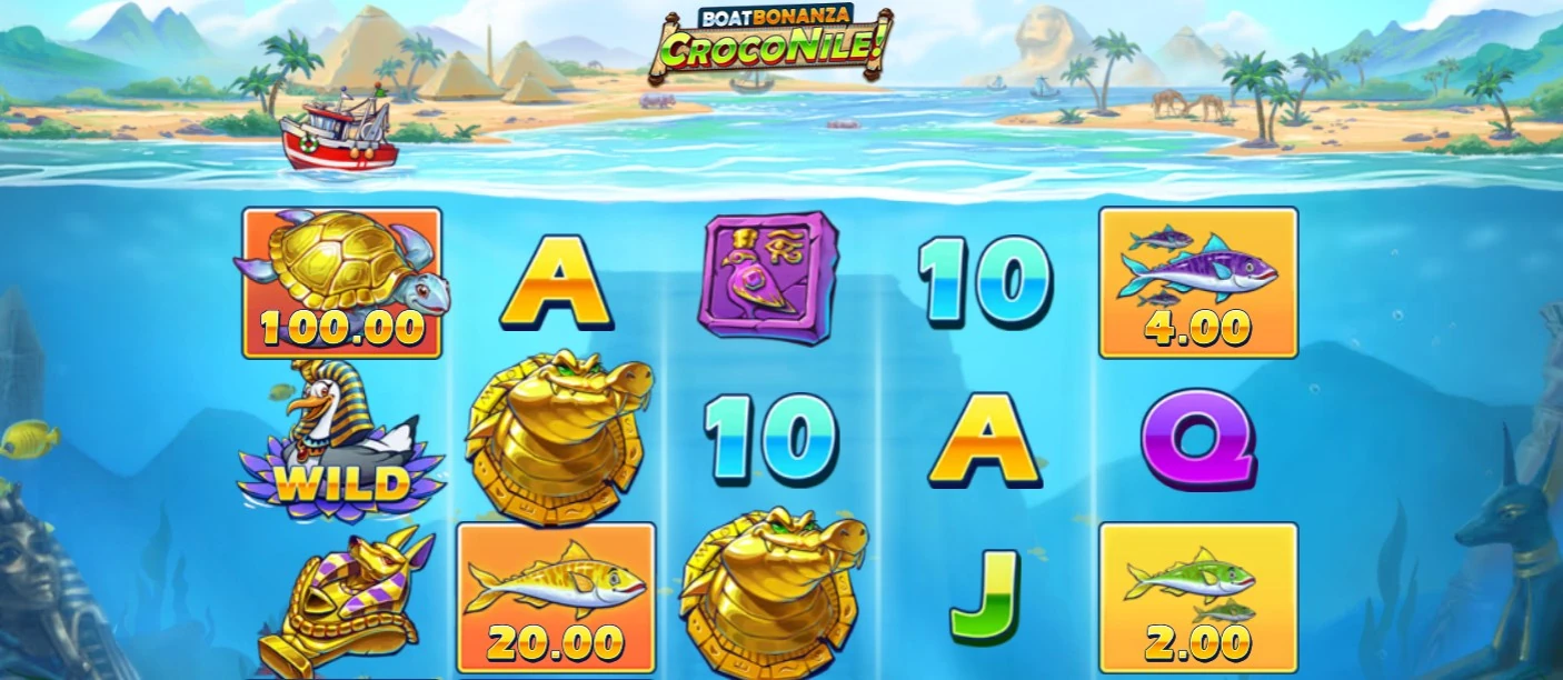 Boat Bonanza CrocoNile nytt slotspel från Play’n GO