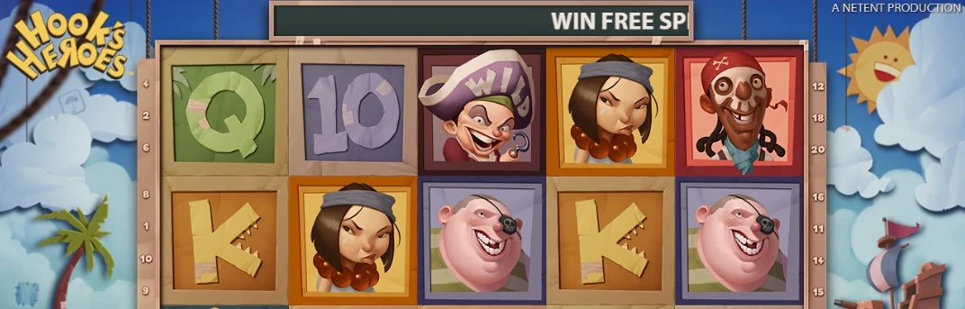 Hook’s Heroes - slotspel från netent