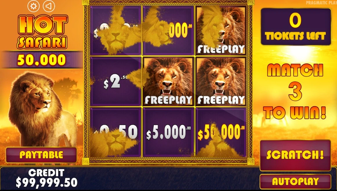 Hot Safari - Skraplott från Pragmatic Play