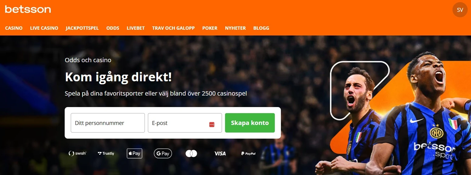 Om Betsson casino