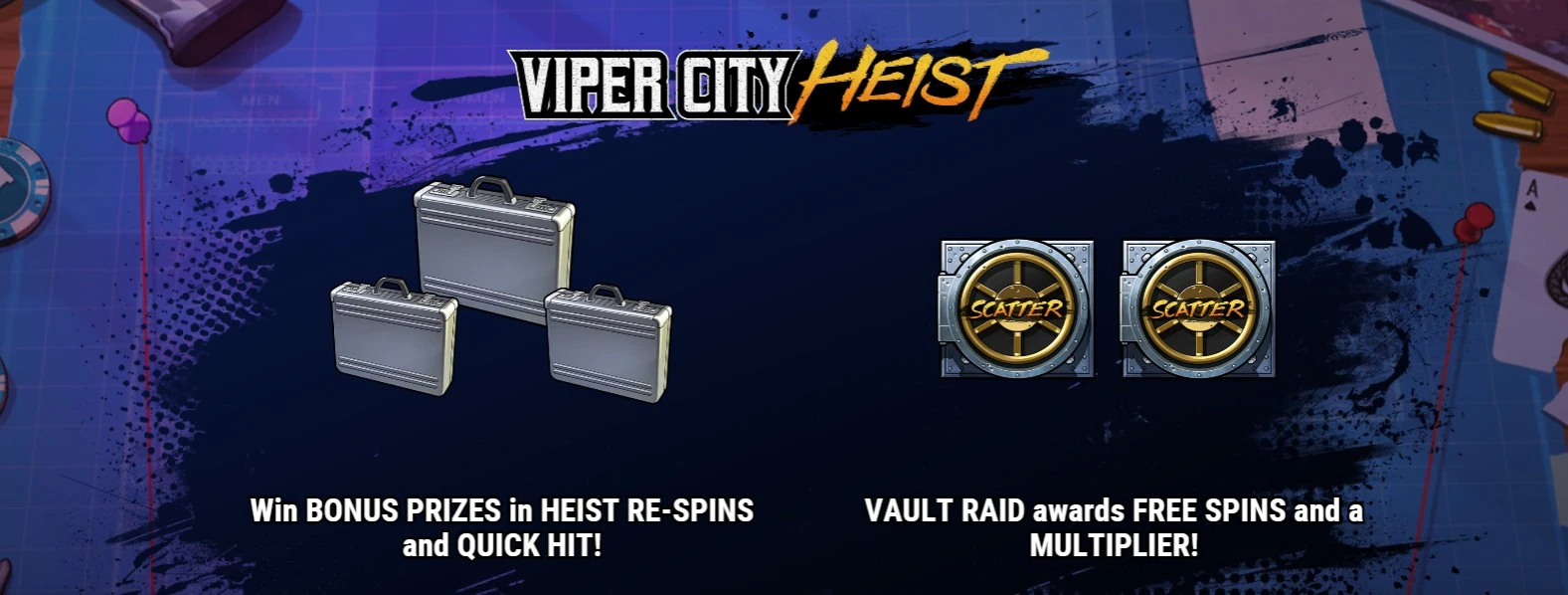 viper city heist bonusfunktioner