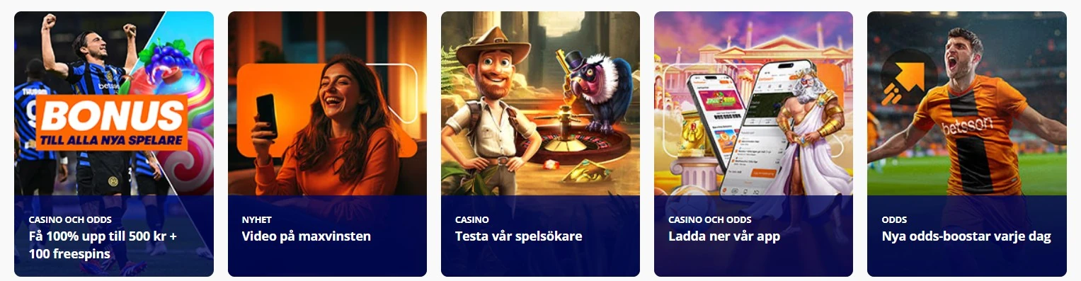 höjdpunkter hos betsson