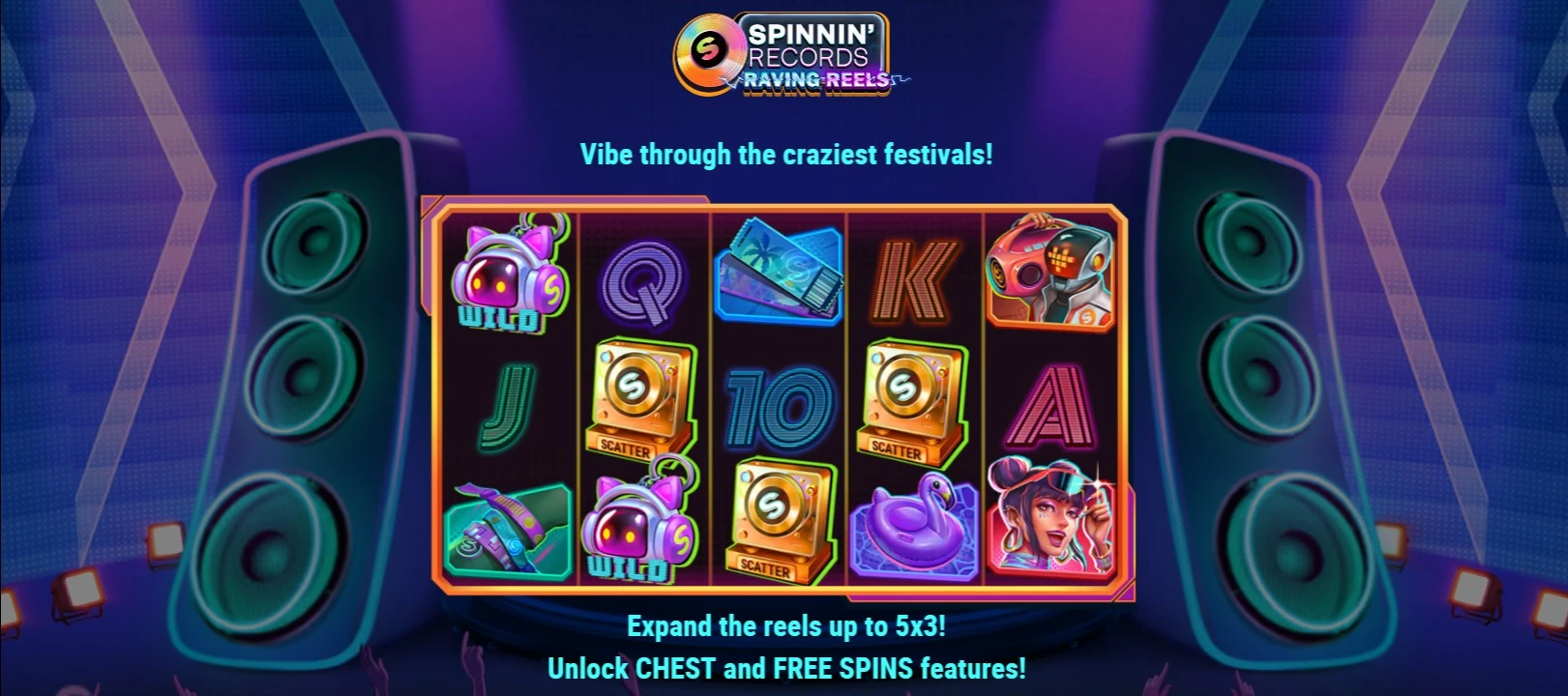 Spinnin’ Records Raving Reels funktioner