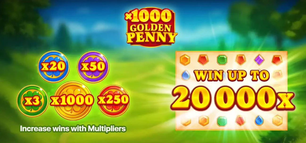 Bonusfunktioner i Golden Penny x1000