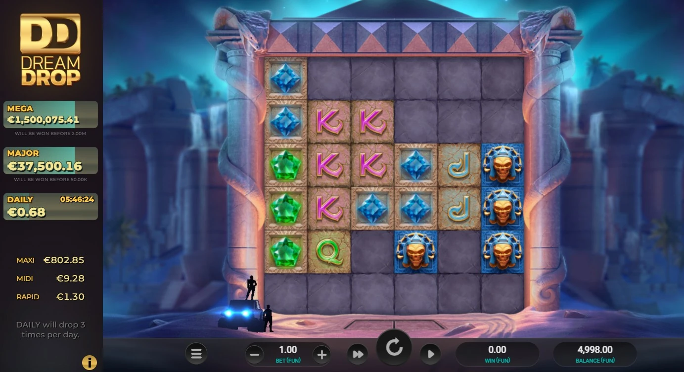 Temple Tumble 2 Dream Drop slotspel från Relax Gaming