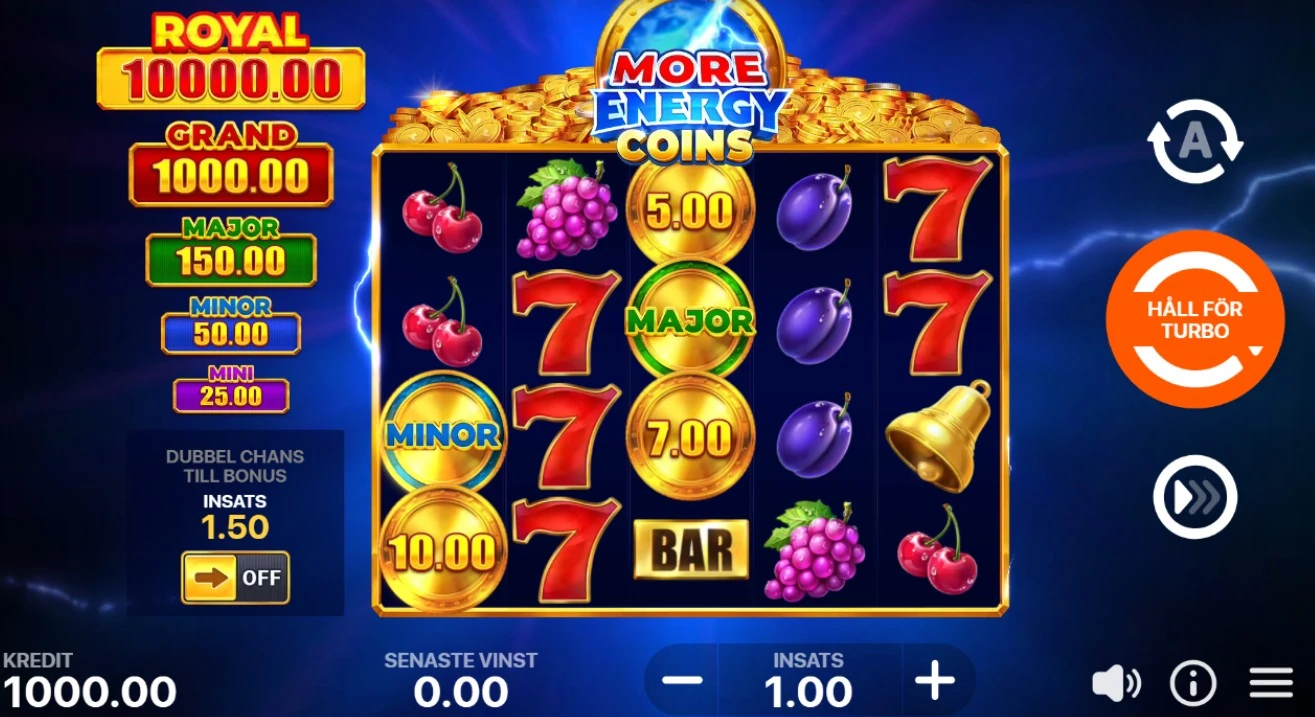 More Energy Coins: Hold and Win funktioner