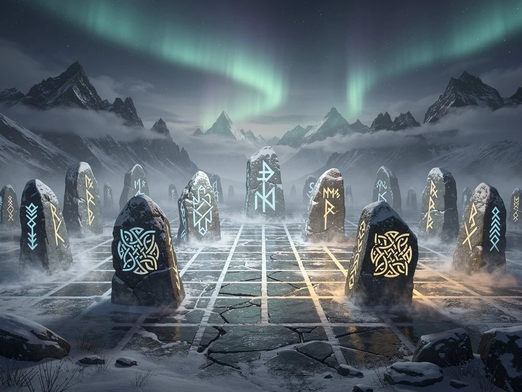 Viking Runecraft från Play'n GO — runstenar med norrsken