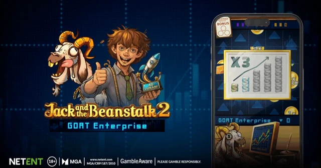 Jack and the Beanstalk 2 GOAT Enterprise – officiell NetEnt-spelgrafik (pressbild)