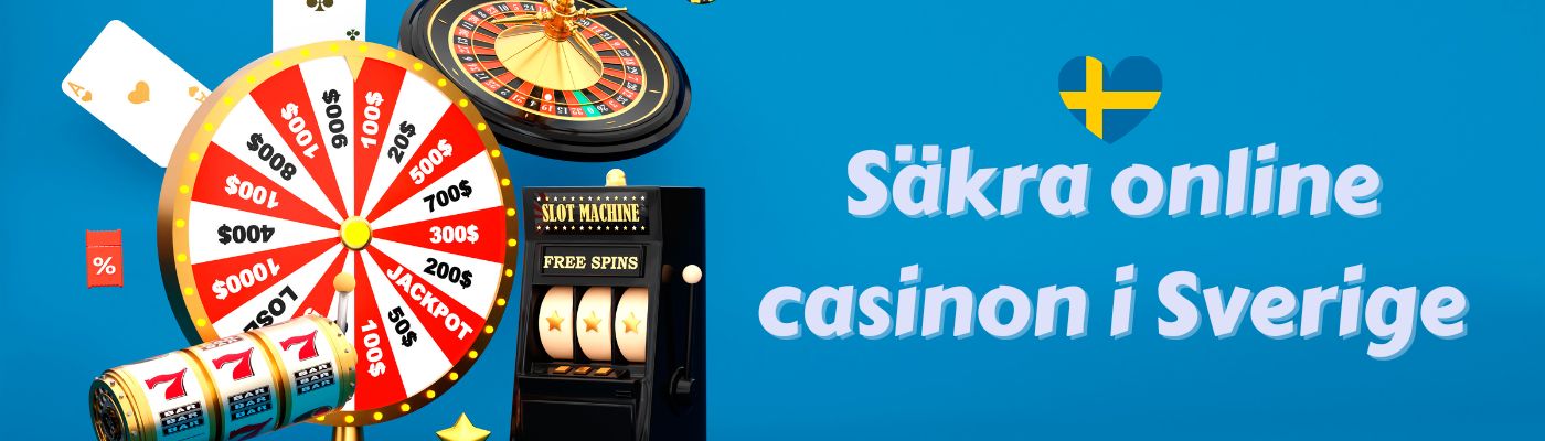 Säkra online casinon i Sverige
