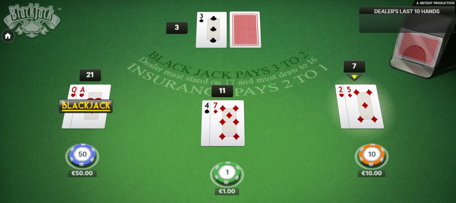 prova gratis blackjackspel online