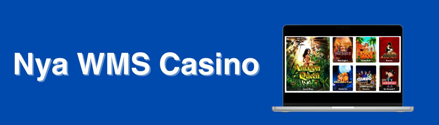 nya casinon med spel från wms